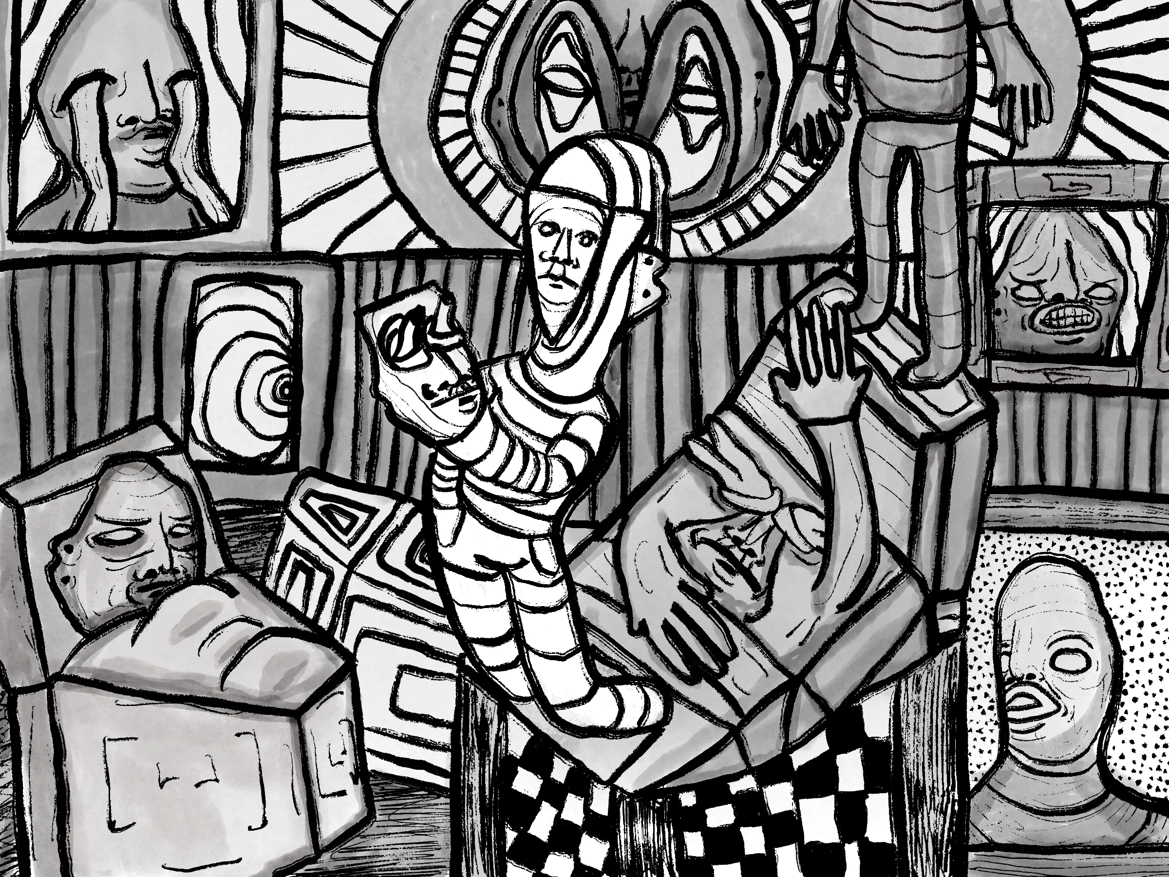 Drawing Conscious Sickness